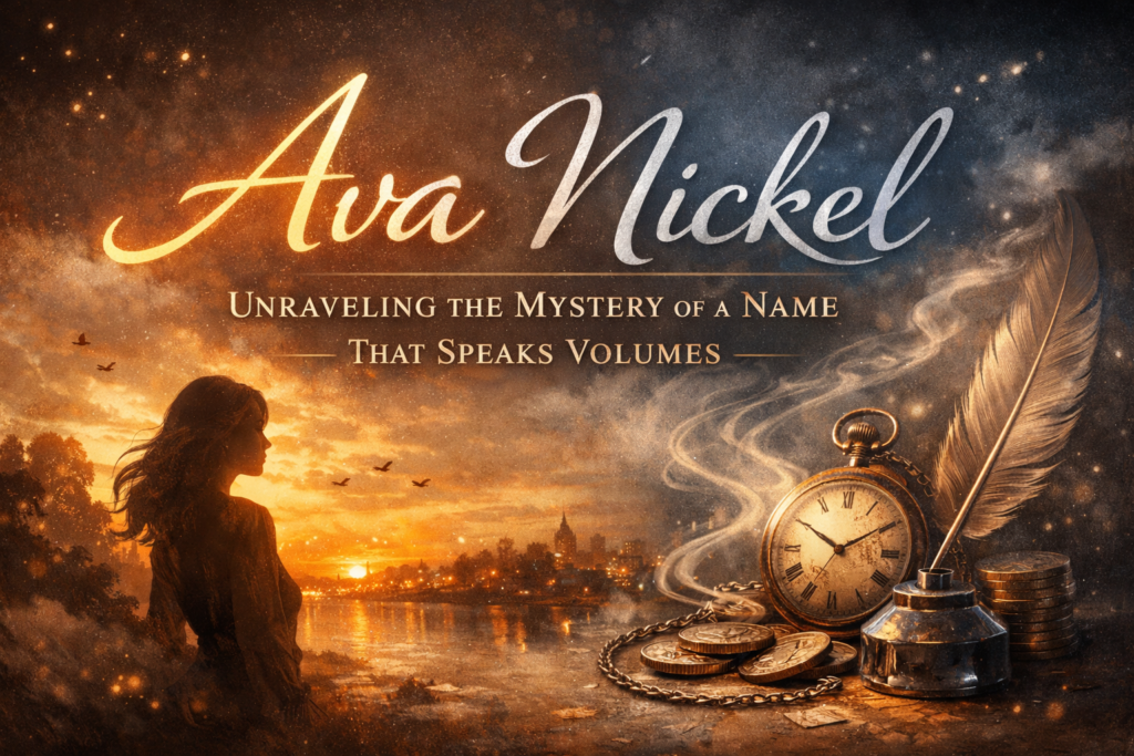 Ava Nickel: Unraveling the Mystery of a Name That Speaks Volumes Ava nickel