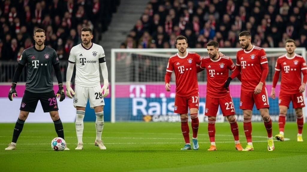 Aufstellungen: teilnehmer: fc augsburg gegen fc bayern münchen